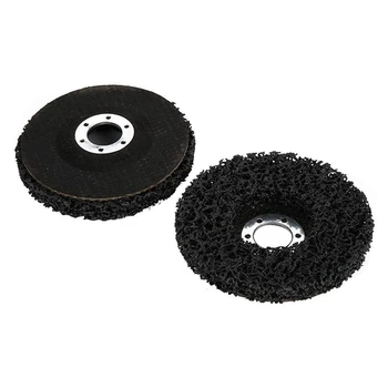 10PCS 125 mm Black Poli Trak Kolesa Disk, Luščenje, Material/Barve/Rje Orodje za Odstranjevanje Površinske obdelave Čiščenje